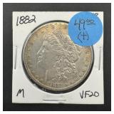 1882 Morgan Silver Dollar