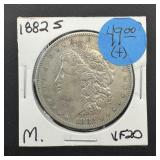 1882-s Morgan Silver Dollar