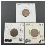 Lot Of Early Date Wheat Cents