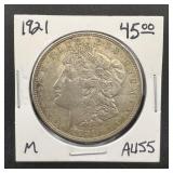 1921 Morgan Silver Dollar