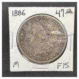 1886 Morgan Silver Dollar