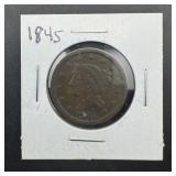 1845 Large Cent