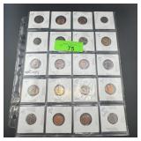 Sheet Of Nice Tone Memorial Pennies, Mint Conditio