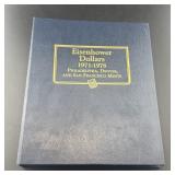 Complete Book Of Eisenhowers With Six Silver Dolla