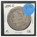 1896-o Morgan Silver Dollar
