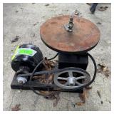 Vintage Vacuum Pump With Electric Motor, Needs Tlc