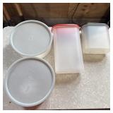 Box Of Newer Tupperware Containers