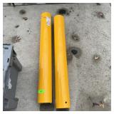 Two 5" Metal Pipe Casings