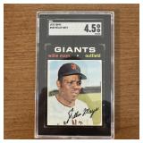 1970 Willie Mays Topps Card, Graded