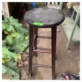 36" Wooden Barstool
