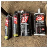 3-piece Red Heat High-strength Epoxy, Three Kits T