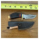 6" Hunting Knife With Sheath