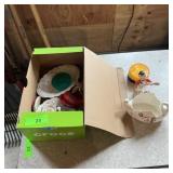 Box Of Collectible Household Items