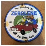 12" Standard Oil Porcelain Sign