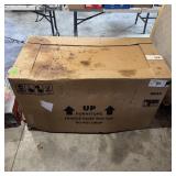 24" X 45" Steel Single Pedestal Desk, New In Box