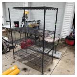 4-rack Metal Wire Shelving Unit, 24" X 48" X 60"