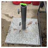 16" X 16" Marble Base 2" Umbrella Stand