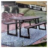 Lifetime Folding Picnic Table, Seats Eight; New In