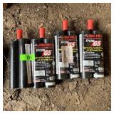 3-piece Red Heat High-strength Epoxy, Three Kits T