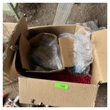 Large Box Of Hardware And Plastic Caps