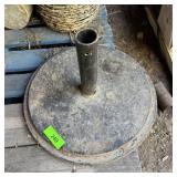 Cast Iron Umbrella Base