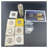 Older Jefferson Nickels And Tube Of Jefferson Nic