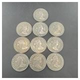Bag of nine replica Confederecy Notes