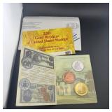 Commemorative Society coins and envelopes