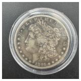 1891-S Morgan Silver Dollar