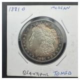 1881-O Morgan Silver Dollar, beautiful tone