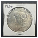1924 Peace Silver Dollar