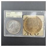 Rare 1903 Morgan Silver Dollar, graded MS66 in APG