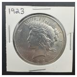 1923 Peace Silver Dollar