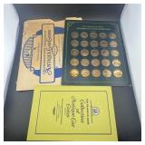 Famous Antique Car Coin Collection Tokens  - Serie