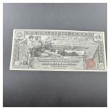 Rare 1886 One Dollar Educational Note, high grade