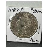 1884-s Morgan Silver Dollar, Key Date,