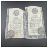 1792 replica coins