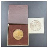 Lincoln Gettysburg anniversary bronze coin