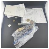 Large bag of miscellaneous foreign coins