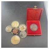 Miscellaneous GOLD-plated coins