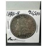 1892-s Morgan Silver Dollar, Key Date