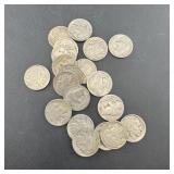 Bag of Buffalo Nickels, mixed dates
