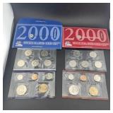 Two-piece 2000 P&D U.S. Mint Set