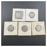 Bag of Buffalo Nickels, mixed dates