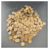 Large lot of Wheat Pennies