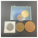 Bag of miscellaneous foreign and U.S. coins