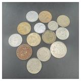 Bag of miscellaneous foreign coins