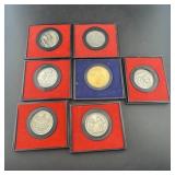 Seven miscellaneous Revolution Tokens