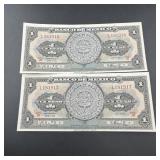 Two Consecutive Mexico Notes