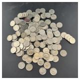 Large lot of Jefferson or Roosevelt dimes